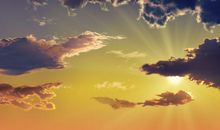 关于晚霞的优美句子