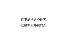 形容鄙视的句子
