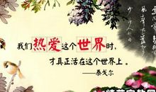 有关热爱生命的名言