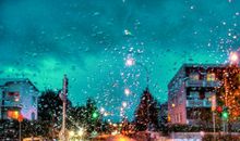 描写冬天雨夜的句子