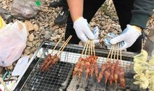 野炊发朋友圈的一句话说说