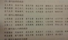 描写人心情的成语