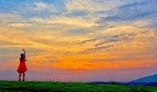 晚霞唯美的短句子