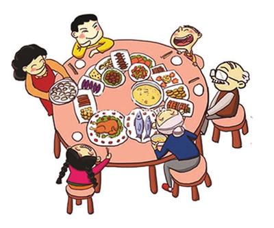 春节有很多习俗