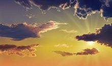 冬日晚霞唯美的短句子