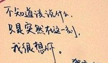 动人情话最暖心一段话