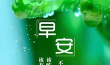 每日清晨祝福语