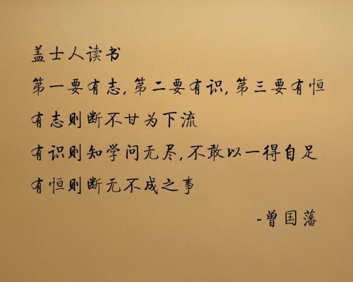 1、成功是魄力之学
