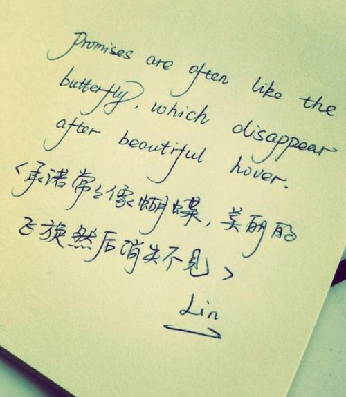 经典英语情感句子 0