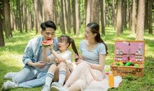 一家人在一起开心的句子