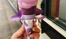 天气冷吃冰激凌的说说