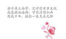 表达爱意的古风句子