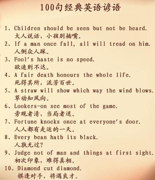 关于结婚谚语英文 0