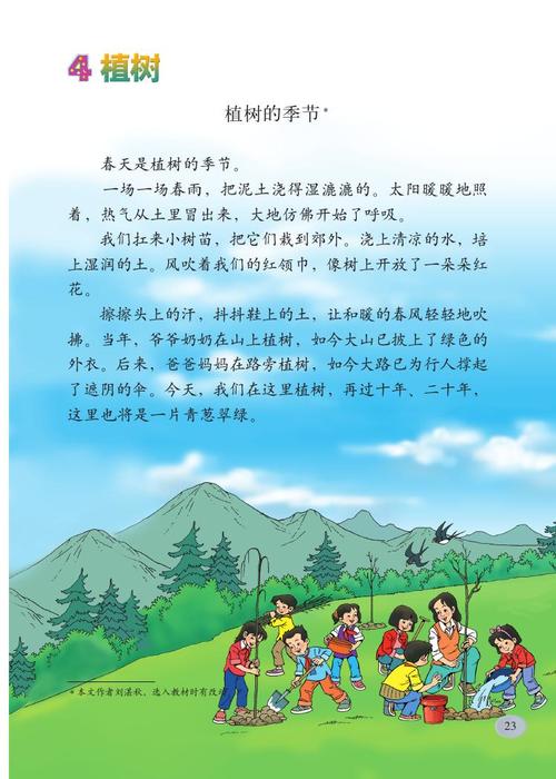 关于植树