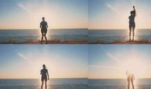 开心的背影句子