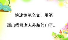 描写爷爷的外貌优美句子