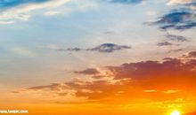 描写朝霞的句子