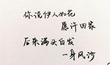 经典语录心情短语