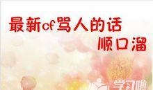 cf骂人的话顺口溜