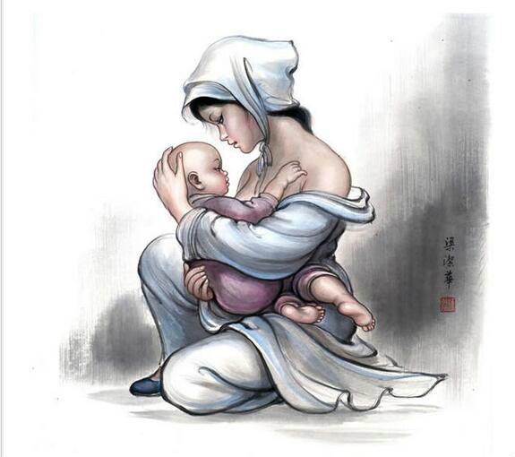 抚养孩子方之娘的艰辛