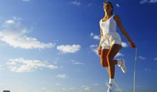 跳绳开心的句子