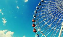 游乐场玩得开心的句子