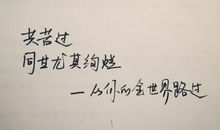 从你的全世界路过电影语录