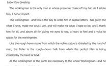 五一劳动节祝福短信息