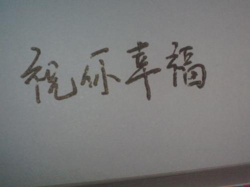 祝你幸福的英文句子 0