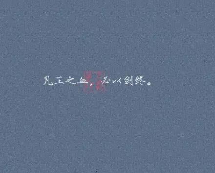我们总是看到经典而霸气的句子