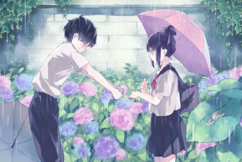 花香吸引蜜蜂和蝴蝶