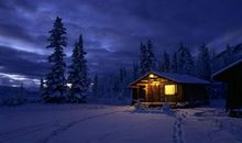 描写冬天晚上的句子