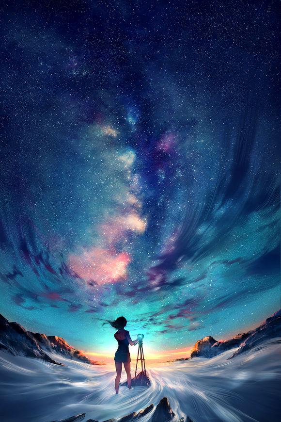 新月像一条银船