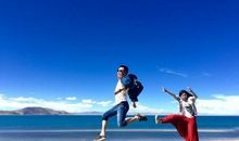 和朋友开心旅游的句子