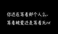 失恋时的qq个性签名