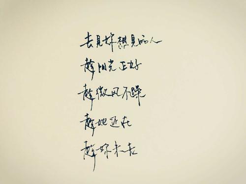 1、人生有初见