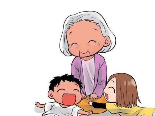 孙子和奶奶的感情非常深刻