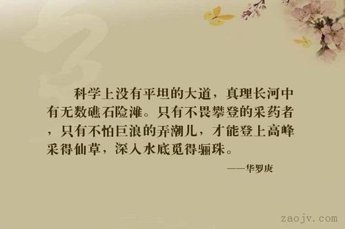   精选的描述科学的句子  1