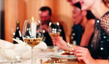 表达公司同事聚餐开心的句子