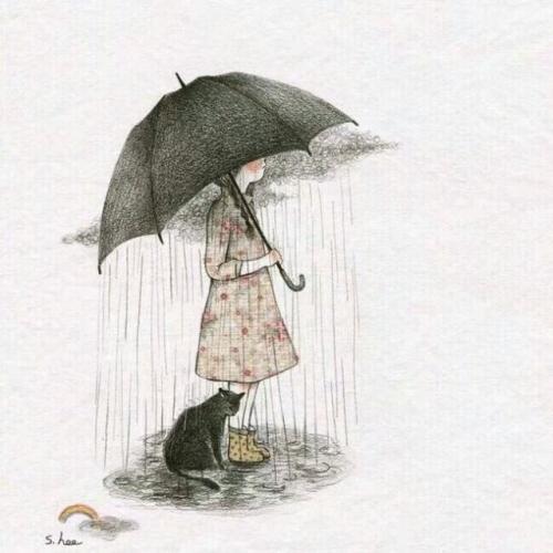 我的眼泪流了