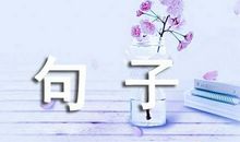 人物描写句子摘抄