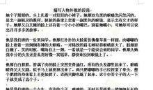 描写老师外貌的段落