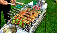 周末开心户外烧烤的句子