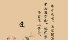 形容人淡然的古风句子