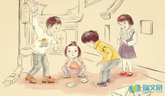 关于童年记忆的审美句子 每个人都有自己的童年