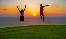 形容人开心表情的句子