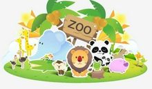 去动物园开心的句子