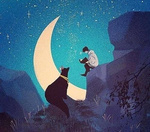 当夜晚安静时