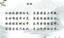 关于描写重阳的诗句