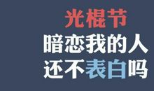 光棍节搞笑句子